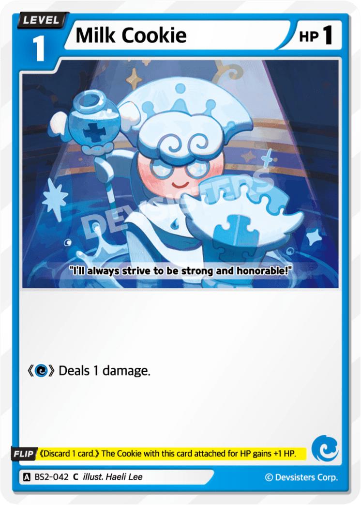 Milk Cookie - [BS2 - 042] (Operation Timeguard - C) Near Mint - Nick Nack's Full Frontal Attack