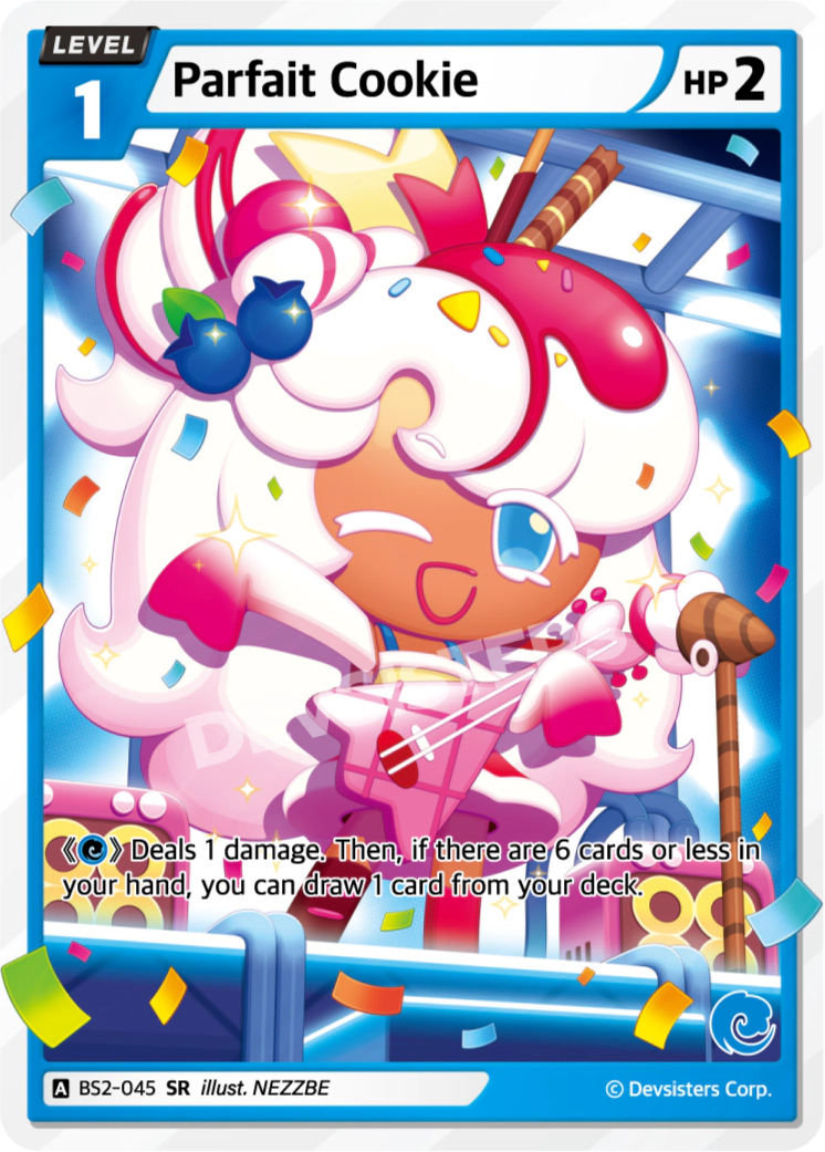Parfait Cookie - [BS2 - 045] (Operation Timeguard - SR) Near Mint - Nick Nack's Full Frontal Attack