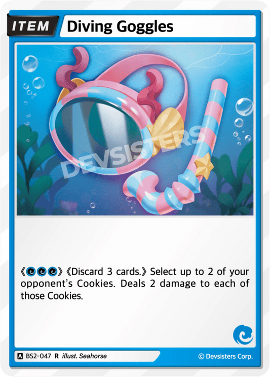 Diving Goggles - [BS2 - 047] (Operation Timeguard - R) Near Mint - Nick Nack's Full Frontal Attack