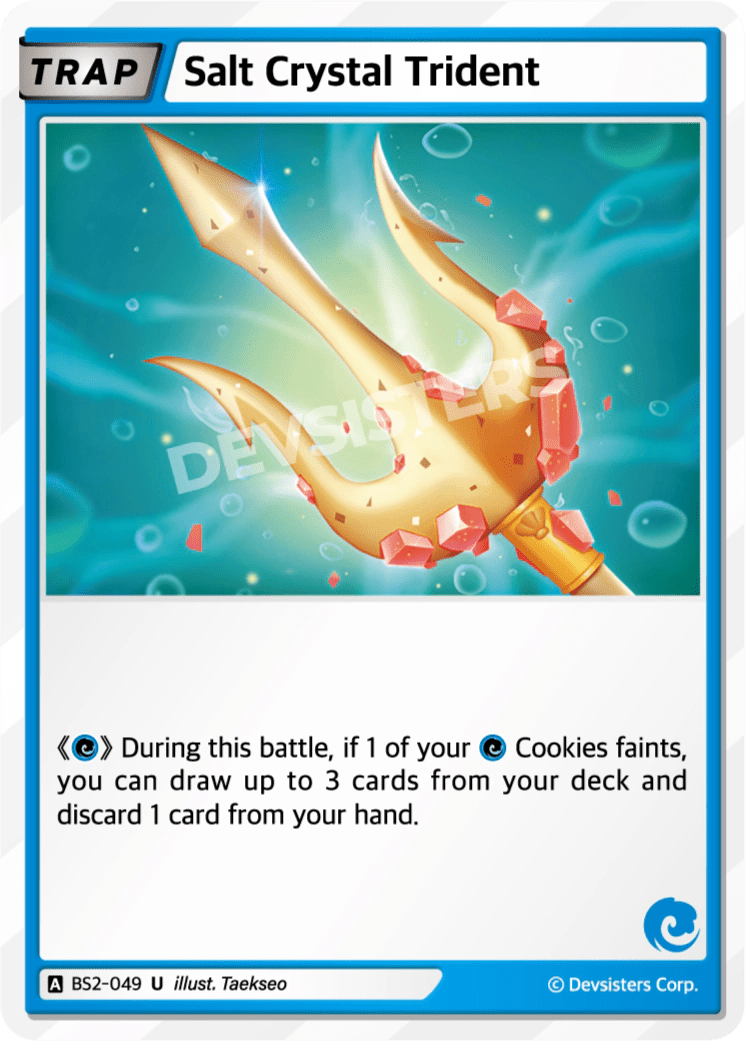 Salt Crystal Trident - [BS2 - 049] (Operation Timeguard - UC) Near Mint - Nick Nack's Full Frontal Attack