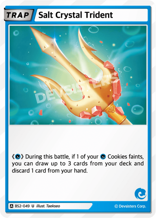 Salt Crystal Trident - [BS2 - 049] (Operation Timeguard - UC) Near Mint - Nick Nack's Full Frontal Attack