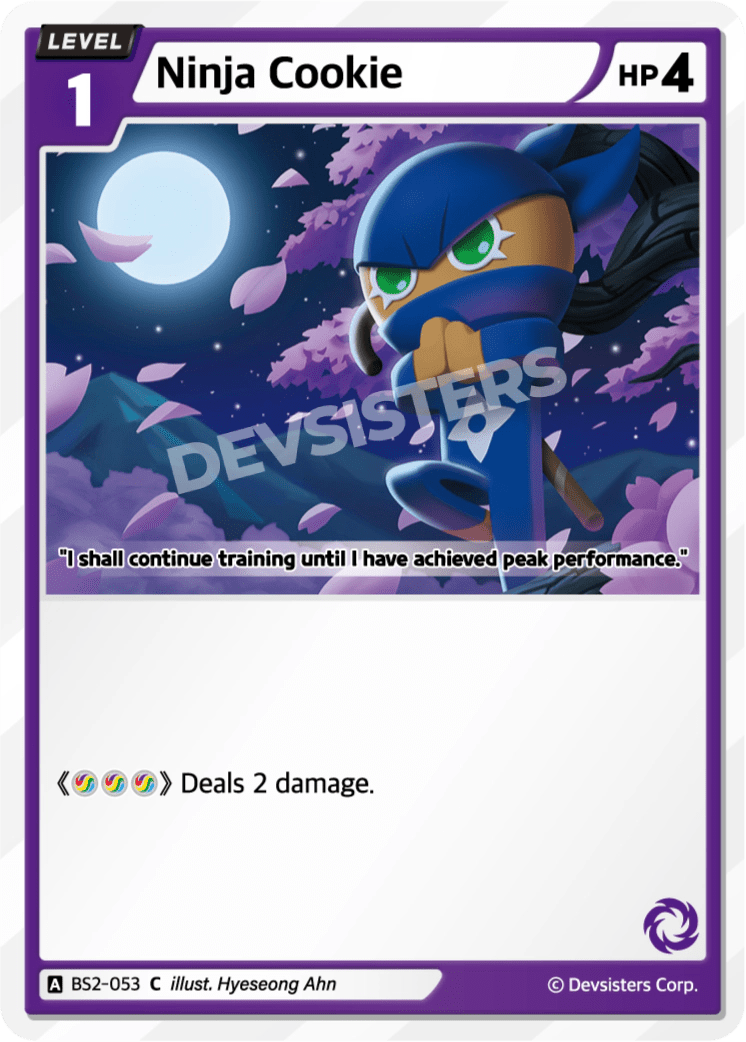 Ninja Cookie - [BS2 - 053] (Operation Timeguard - C) Near Mint - Nick Nack's Full Frontal Attack