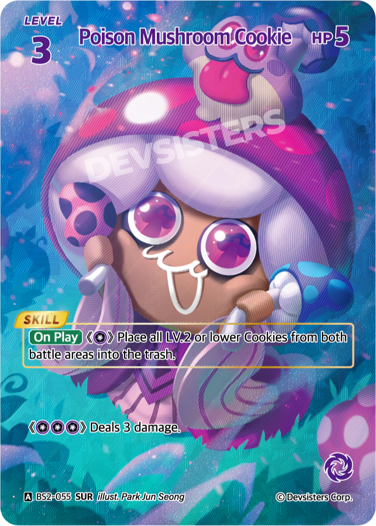 Poison Mushroom Cookie - [BS2 - 055] (Operation Timeguard - SUR) Near Mint - Nick Nack's Full Frontal Attack