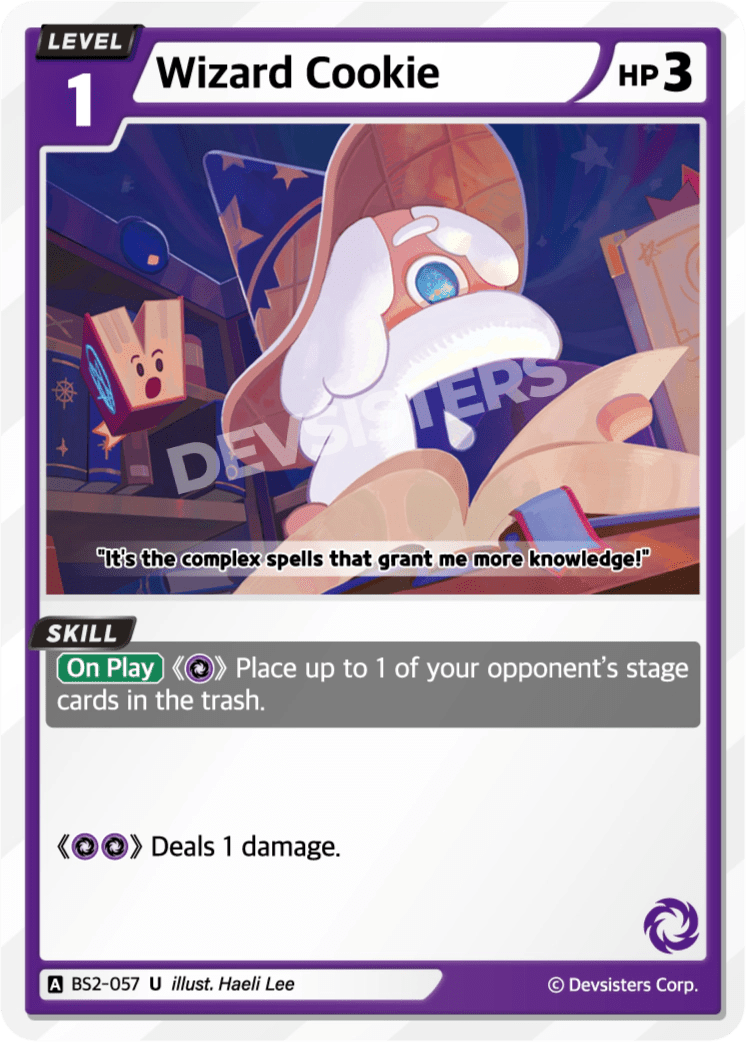 Wizard Cookie - [BS2 - 057] (Operation Timeguard - UC) Near Mint - Nick Nack's Full Frontal Attack