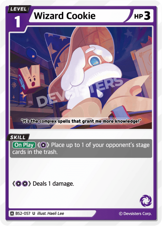 Wizard Cookie - [BS2 - 057] (Operation Timeguard - UC) Near Mint - Nick Nack's Full Frontal Attack