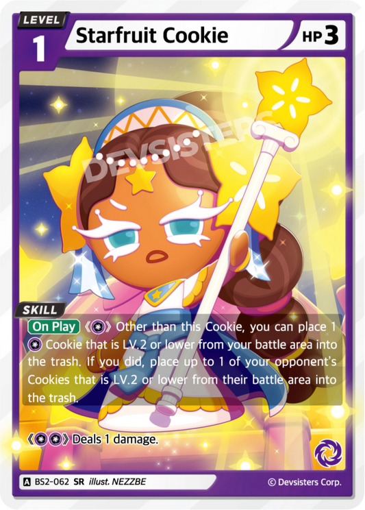 Starfruit Cookie - [BS2 - 062] (Operation Timeguard - SR) Near Mint - Nick Nack's Full Frontal Attack