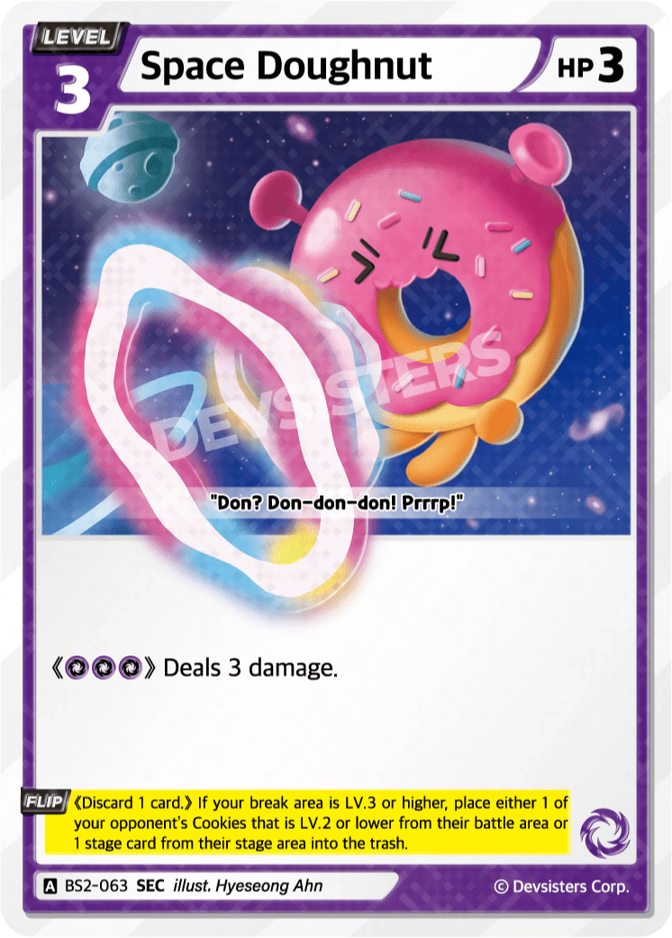 Space Doughnut - [BS2 - 063] (Operation Timeguard - SEC) Near Mint - Nick Nack's Full Frontal Attack