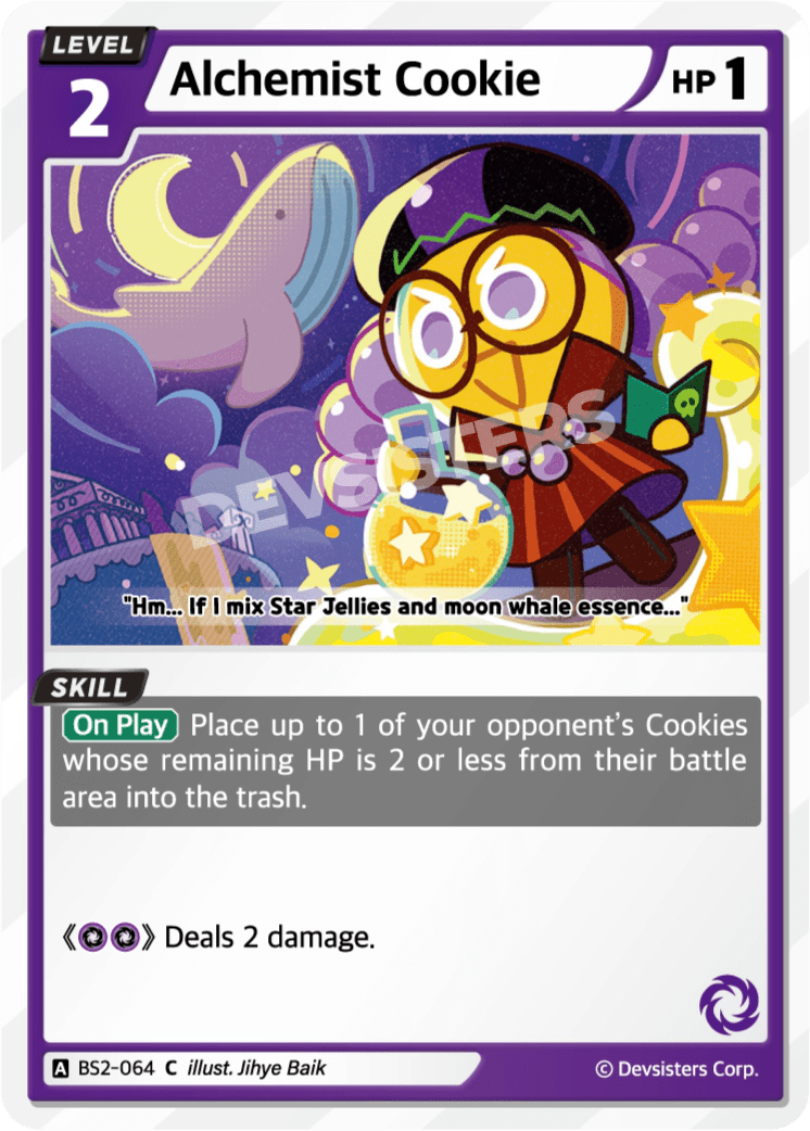 Alchemist Cookie - [BS2 - 064] (Operation Timeguard - C) Near Mint - Nick Nack's Full Frontal Attack
