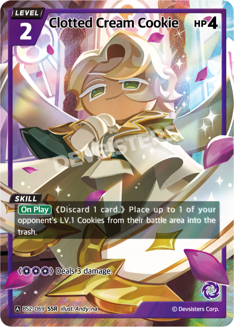 Clotted Cream Cookie - [BS2 - 069] (Operation Timeguard - SSR) Near Mint - Nick Nack's Full Frontal Attack