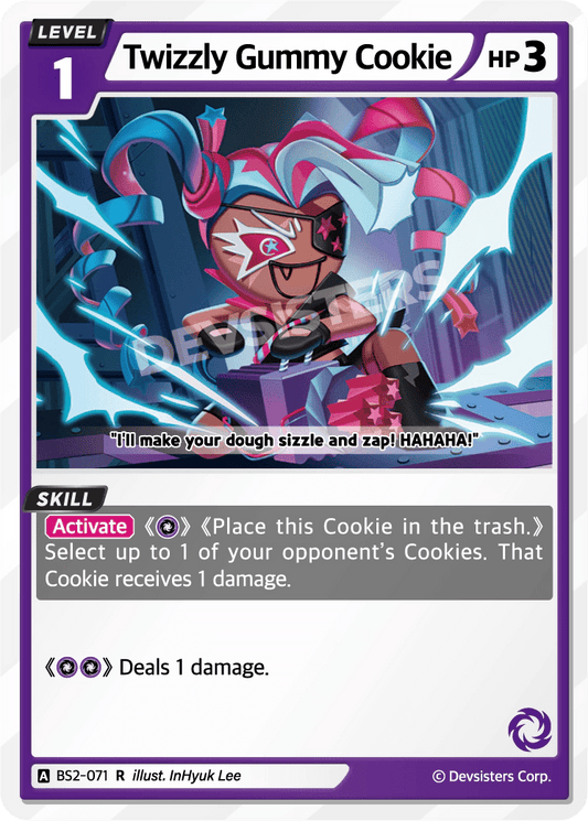 Twizzly Gummy Cookie - [BS2 - 071] (Operation Timeguard - R) Near Mint - Nick Nack's Full Frontal Attack