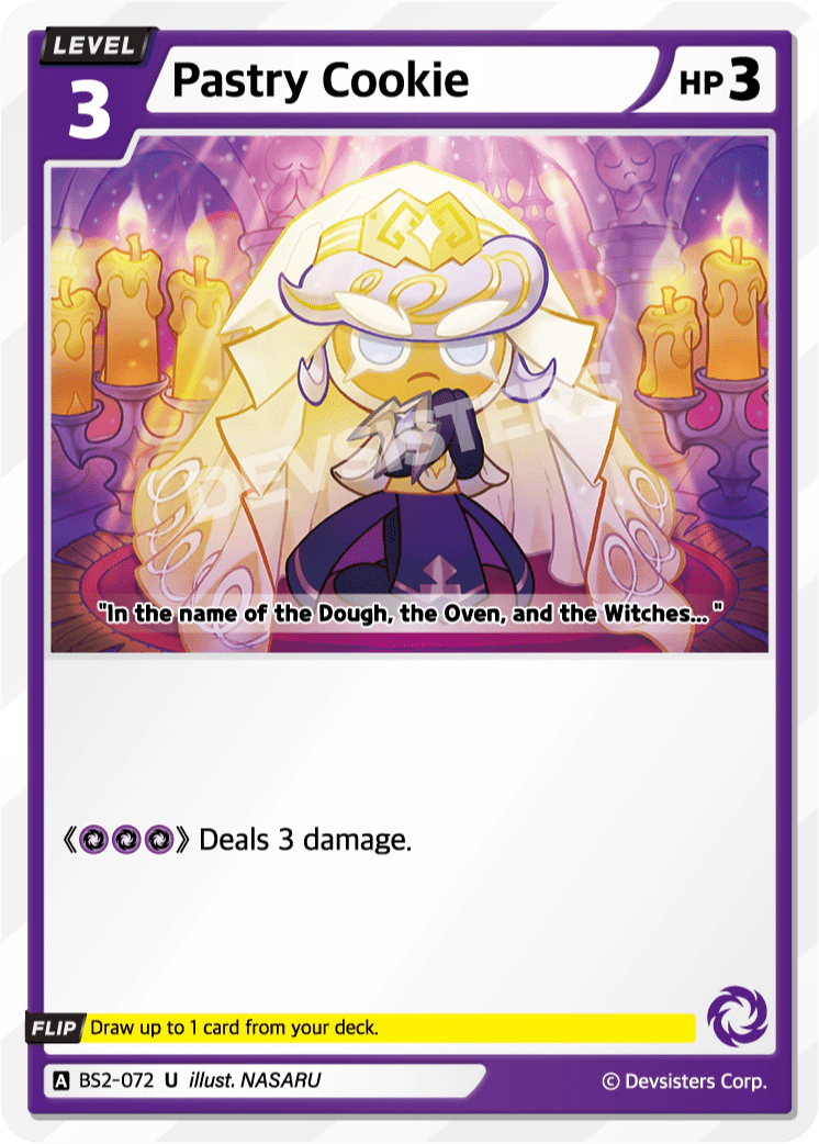 Pastry Cookie - [BS2 - 072] (Operation Timeguard - UC) Near Mint - Nick Nack's Full Frontal Attack