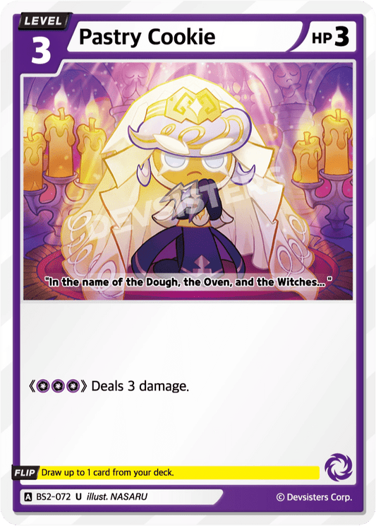 Pastry Cookie - [BS2 - 072] (Operation Timeguard - UC) Near Mint - Nick Nack's Full Frontal Attack