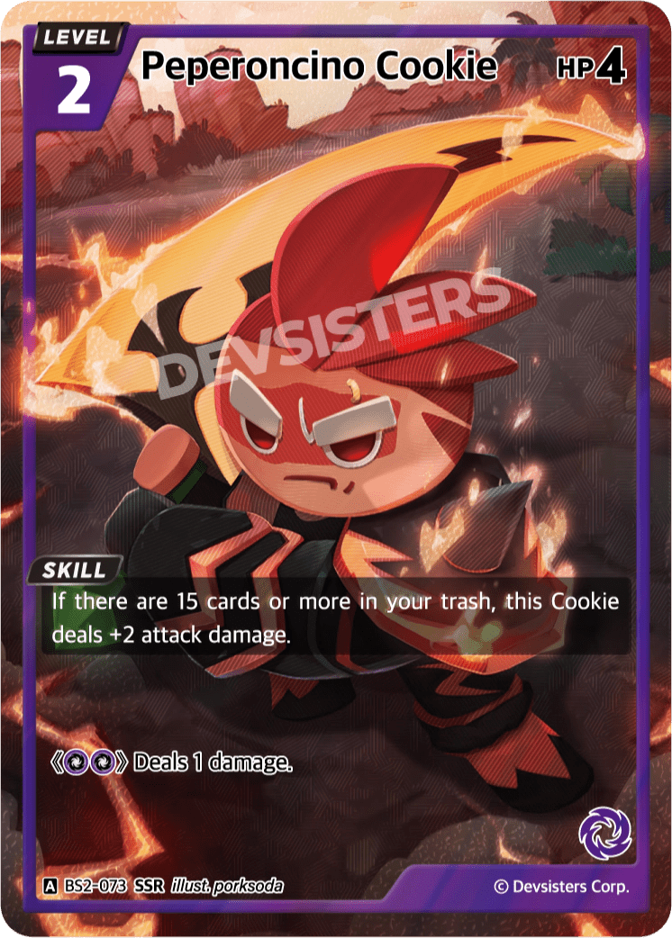 Peperoncino Cookie - [BS2 - 073] (Operation Timeguard - SSR) Near Mint - Nick Nack's Full Frontal Attack