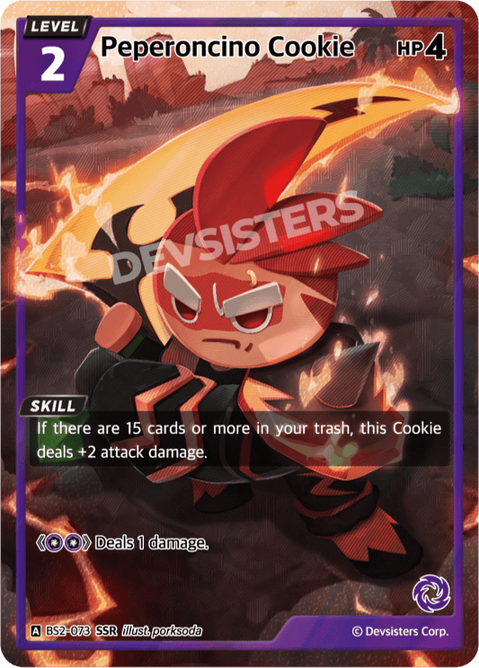 Peperoncino Cookie - [BS2 - 073] (Operation Timeguard - SSR) Near Mint - Nick Nack's Full Frontal Attack