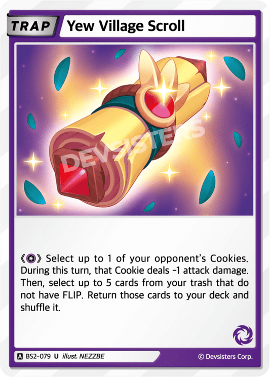 Yew Village Scroll - [BS2 - 079] (Operation Timeguard - UC) Near Mint - Nick Nack's Full Frontal Attack