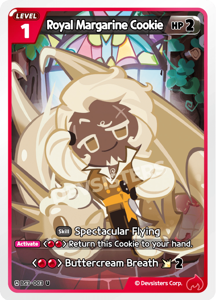 Royal Margarine Cookie - [BS3 - 003] (Age of Heroes and Kingdoms - UC) Near Mint - Nick Nack's Full Frontal Attack