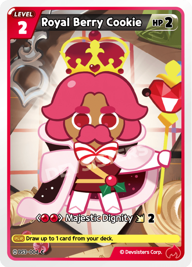 Royal Berry Cookie - [BS3 - 004] (Age of Heroes and Kingdoms - C) Near Mint - Nick Nack's Full Frontal Attack