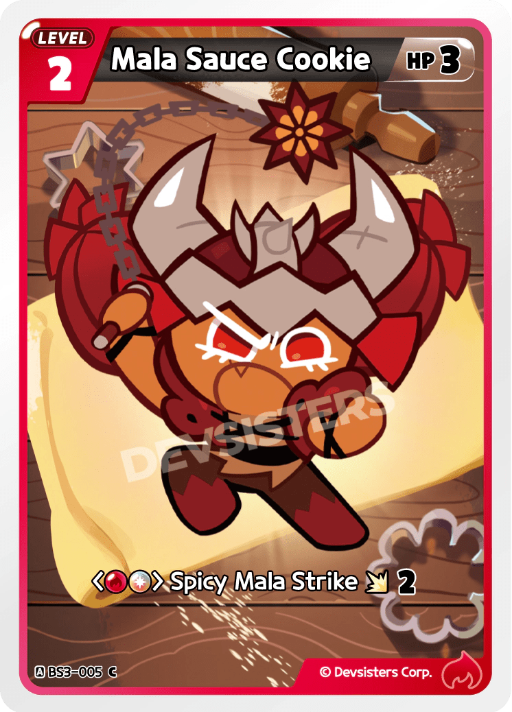 Mala Sauce Cookie - [BS3 - 005] (Age of Heroes and Kingdoms - C) Near Mint - Nick Nack's Full Frontal Attack