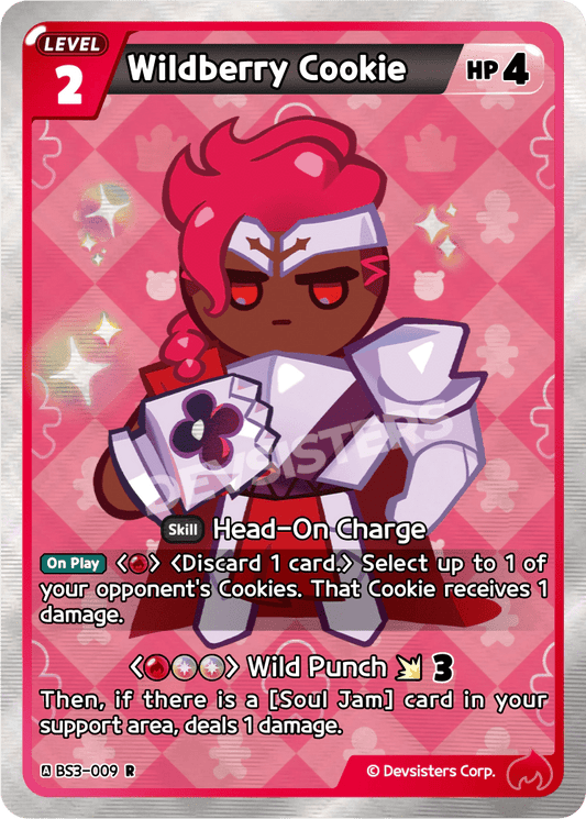 Wildberry Cookie - [BS3 - 009] (Age of Heroes and Kingdoms - R) Near Mint - Nick Nack's Full Frontal Attack