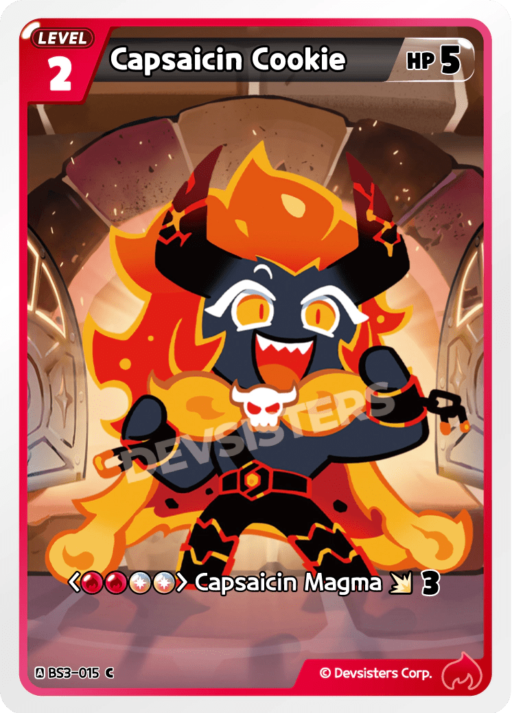 Capsaicin Cookie - [BS3 - 015] (Age of Heroes and Kingdoms - C) Near Mint - Nick Nack's Full Frontal Attack