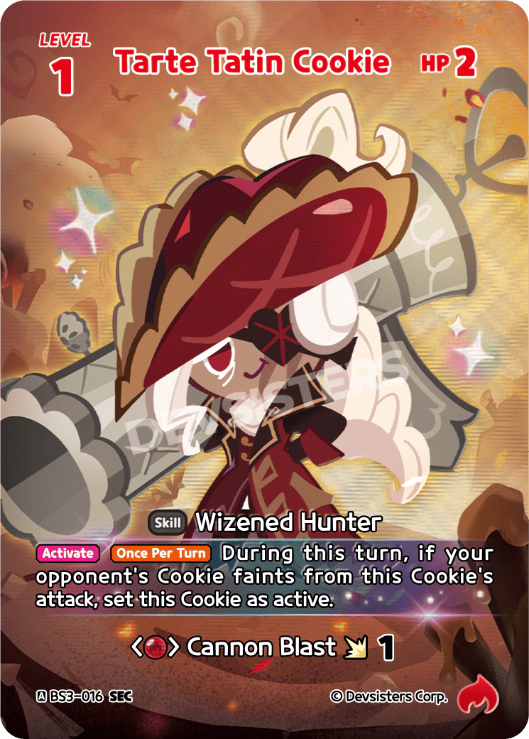 Tarte Tatin Cookie - [BS3 - 016] (Age of Heroes and Kingdoms - SEC) Near Mint - Nick Nack's Full Frontal Attack