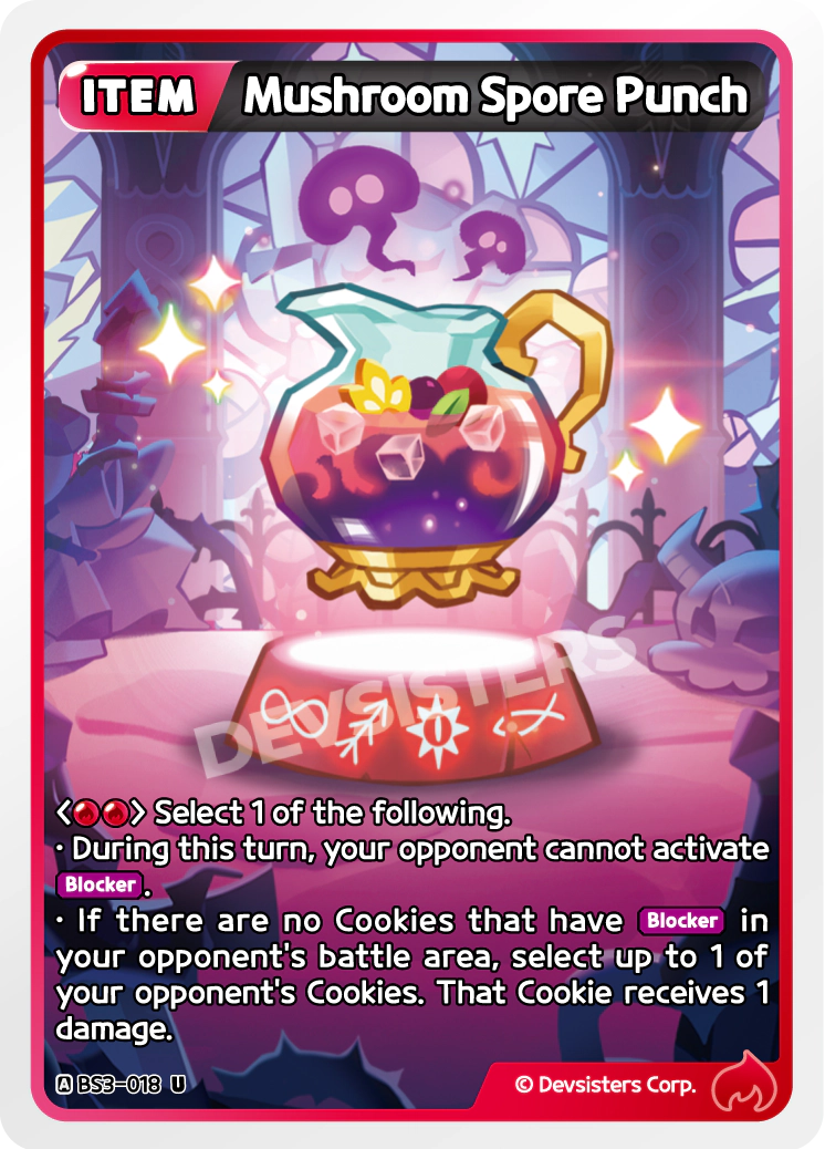 Mushroom Spore Punch - [BS3 - 018] (Age of Heroes and Kingdoms - UC) Near Mint - Nick Nack's Full Frontal Attack