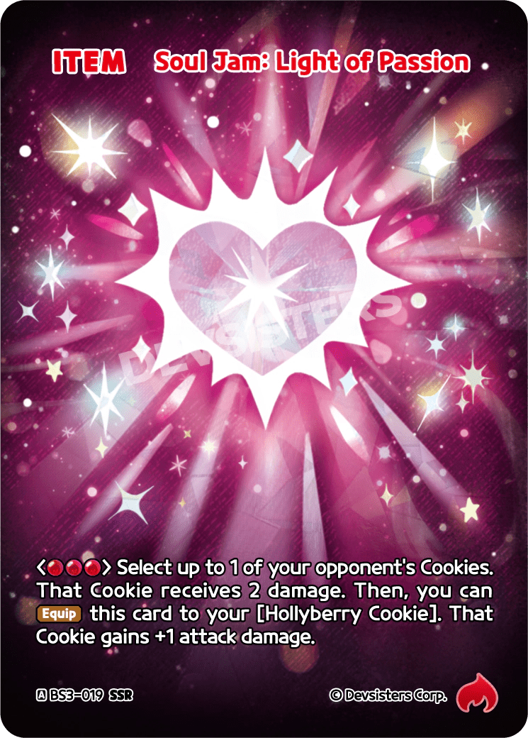 Soul Jam Light of Passion - [BS3 - 019] (Age of Heroes and Kingdoms - SSR) Near Mint - Nick Nack's Full Frontal Attack