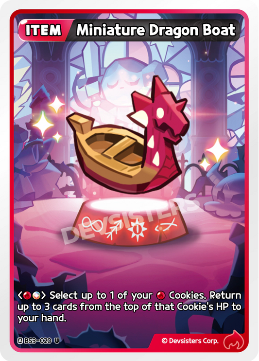 Miniature Dragon Boat - [BS3 - 020] (Age of Heroes and Kingdoms - UC) Near Mint - Nick Nack's Full Frontal Attack