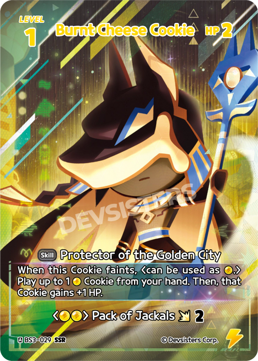 Burnt Cheese Cookie - [BS3-029] (Age of Heroes and Kingdoms - SSR) Near Mint