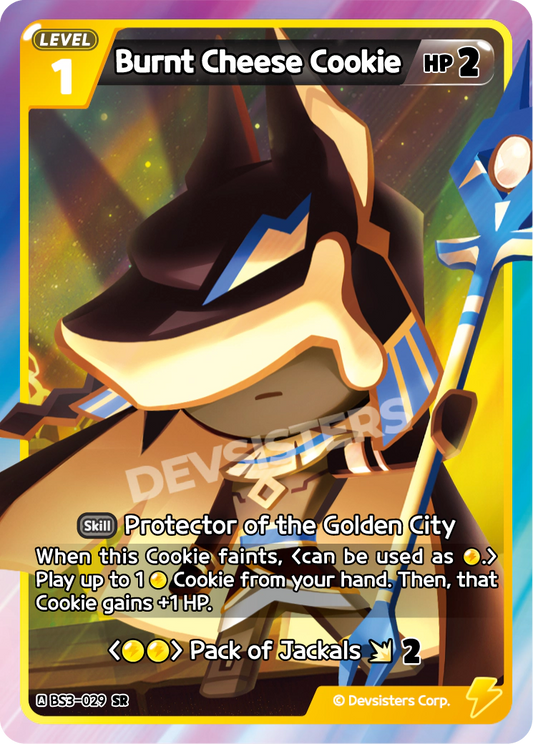 Burnt Cheese Cookie - [BS3-029] (Age of Heroes and Kingdoms - SR) Near Mint