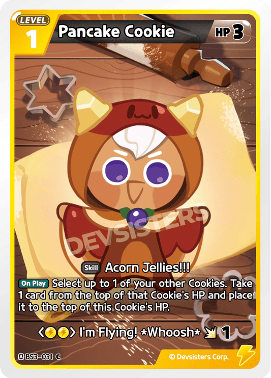 Pancake Cookie - [BS3 - 031] (Age of Heroes and Kingdoms - C) Near Mint - Nick Nack's Full Frontal Attack
