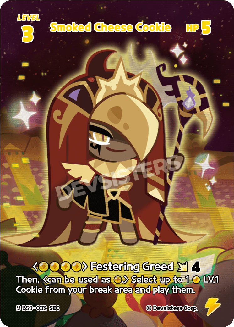 Smoked Cheese Cookie - [BS3 - 032] (Age of Heroes and Kingdoms - SEC) Near Mint - Nick Nack's Full Frontal Attack