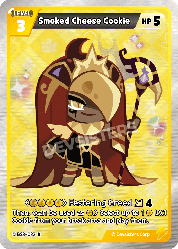 Smoked Cheese Cookie - [BS3 - 032] (Age of Heroes and Kingdoms - R) Near Mint - Nick Nack's Full Frontal Attack