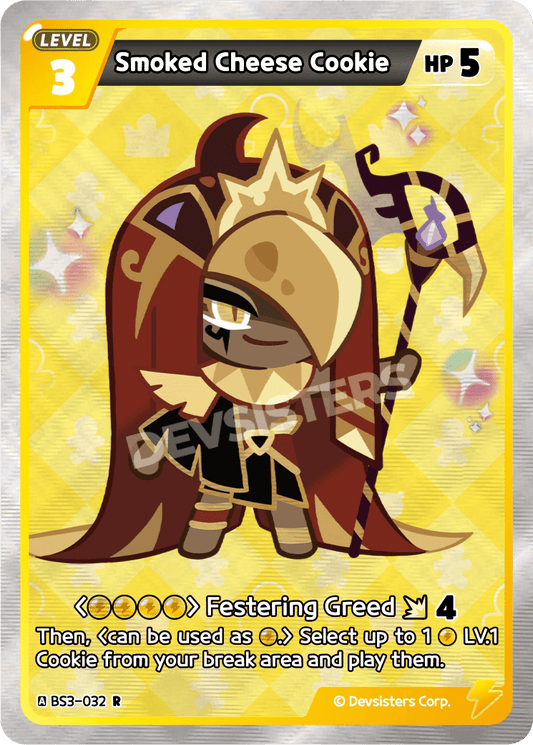 Smoked Cheese Cookie - [BS3 - 032] (Age of Heroes and Kingdoms - R) Near Mint - Nick Nack's Full Frontal Attack