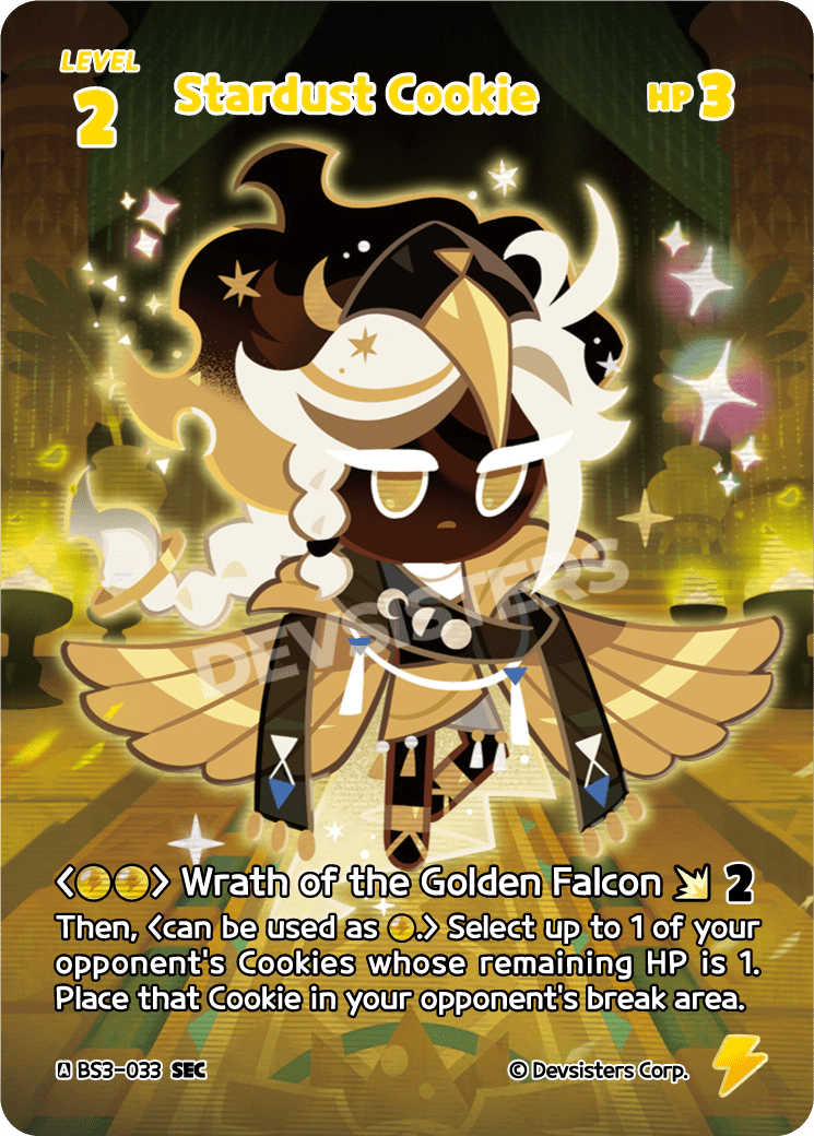 Stardust Cookie - [BS3 - 033] (Age of Heroes and Kingdoms - SEC) Near Mint - Nick Nack's Full Frontal Attack