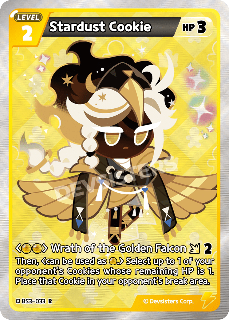 Stardust Cookie - [BS3 - 033] (Age of Heroes and Kingdoms - R) Near Mint - Nick Nack's Full Frontal Attack
