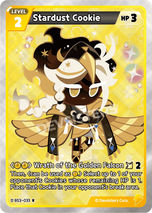 Stardust Cookie - [BS3 - 033] (Age of Heroes and Kingdoms - R) Near Mint - Nick Nack's Full Frontal Attack