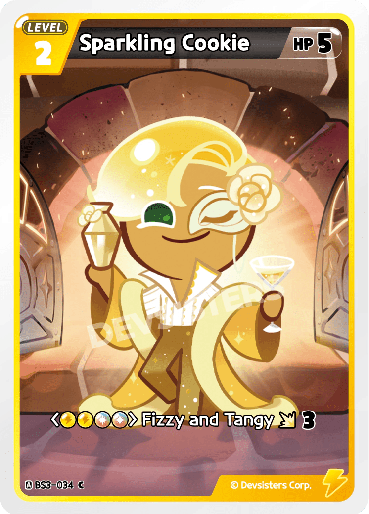 Sparkling Cookie - [BS3 - 034] (Age of Heroes and Kingdoms - C) Near Mint - Nick Nack's Full Frontal Attack