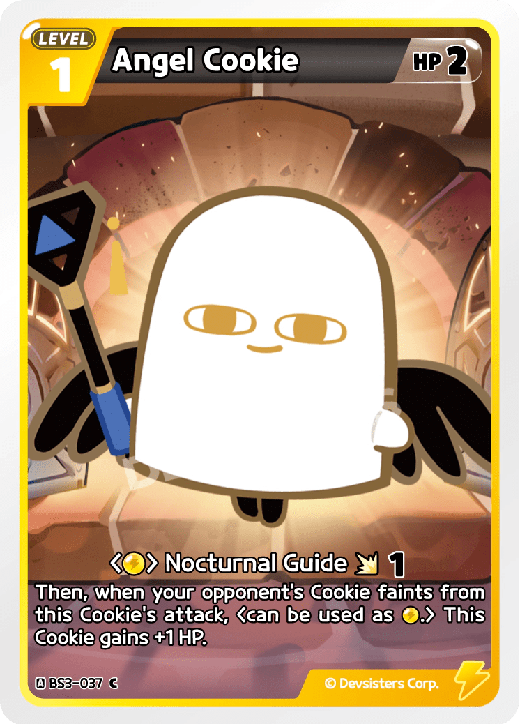 Angel Cookie - [BS3 - 037] (Age of Heroes and Kingdoms - C) Near Mint - Nick Nack's Full Frontal Attack
