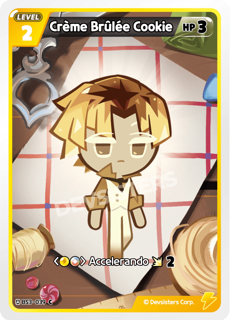 Creme Brulee Cookie - [BS3 - 039] (Age of Heroes and Kingdoms - C) Near Mint - Nick Nack's Full Frontal Attack