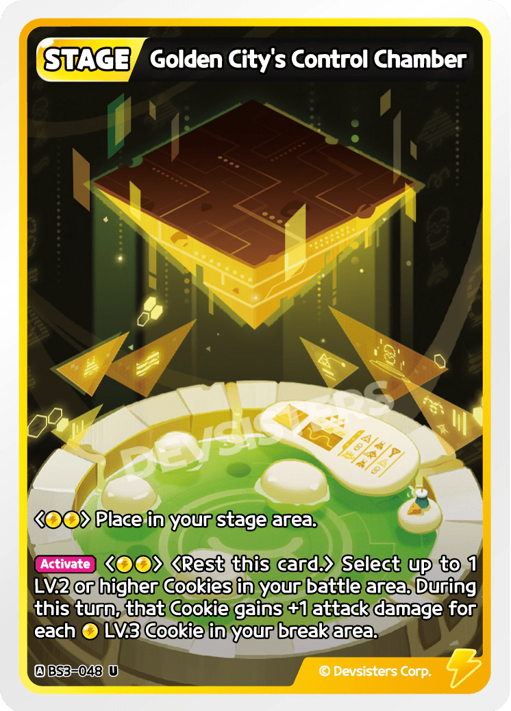 Golden City s Control Chamber - [BS3 - 048] (Age of Heroes and Kingdoms - UC) Near Mint - Nick Nack's Full Frontal Attack