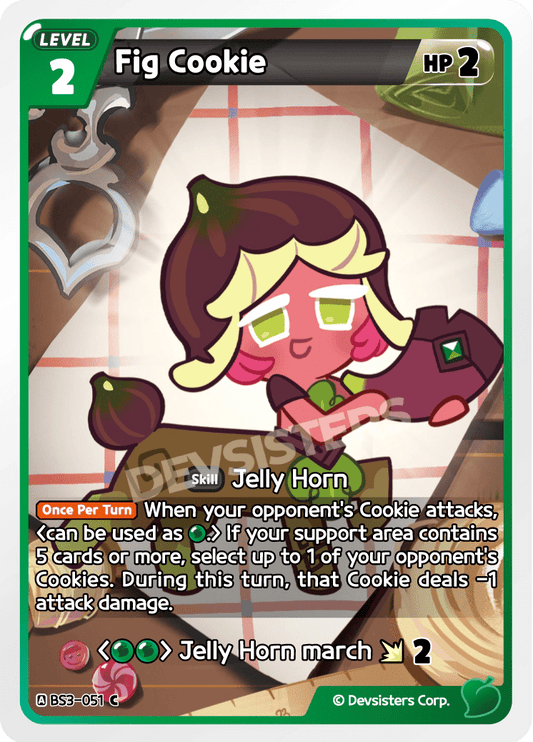 Fig Cookie - [BS3 - 051] (Age of Heroes and Kingdoms - C) Near Mint - Nick Nack's Full Frontal Attack