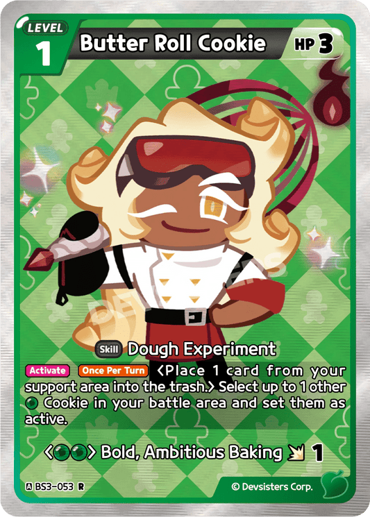 Butter Roll Cookie - [BS3 - 053] (Age of Heroes and Kingdoms - R) Near Mint - Nick Nack's Full Frontal Attack