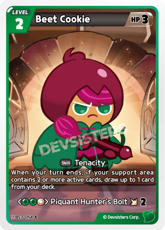 Beet Cookie - [BS3 - 054] (Age of Heroes and Kingdoms - C) Near Mint - Nick Nack's Full Frontal Attack