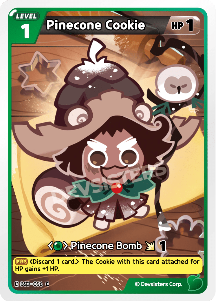 Pinecone Cookie - [BS3 - 056] (Age of Heroes and Kingdoms - C) Near Mint - Nick Nack's Full Frontal Attack