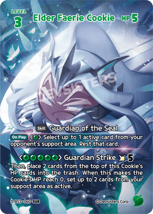 Elder Faerie Cookie - [BS3 - 060] (Age of Heroes and Kingdoms - SUR) Near Mint - Nick Nack's Full Frontal Attack