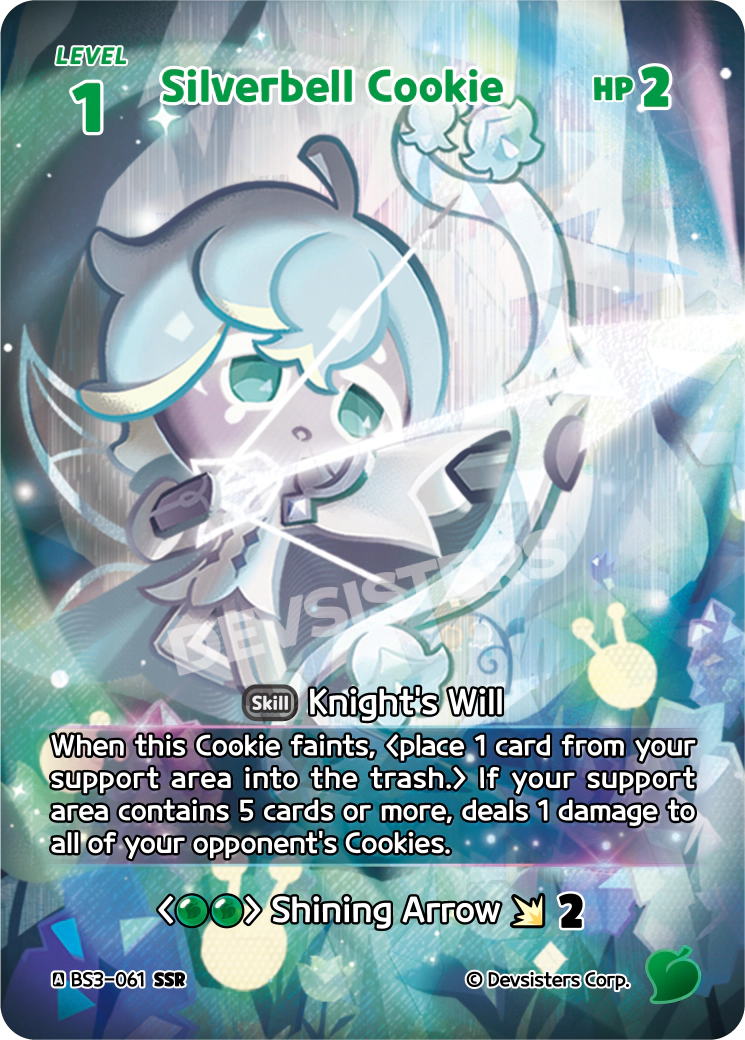 Silverbell Cookie - [BS3 - 061] (Age of Heroes and Kingdoms - SSR) Near Mint - Nick Nack's Full Frontal Attack