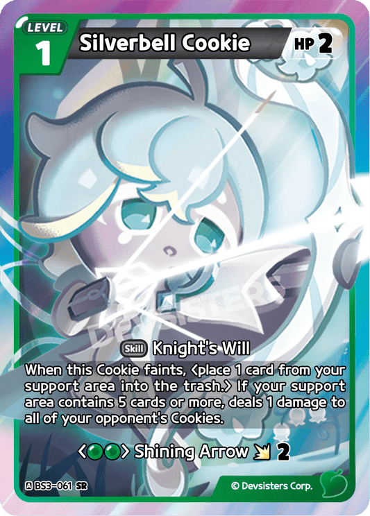 Silverbell Cookie - [BS3 - 061] (Age of Heroes and Kingdoms - SR) Near Mint - Nick Nack's Full Frontal Attack