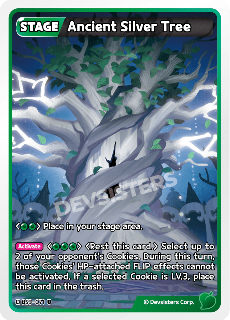 Ancient Silver Tree - [BS3 - 071] (Age of Heroes and Kingdoms - UC) Near Mint - Nick Nack's Full Frontal Attack