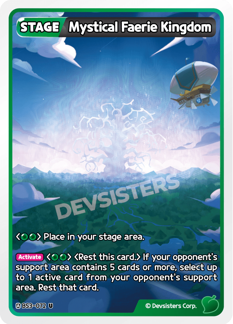 Mystical Faerie Kingdom - [BS3 - 072] (Age of Heroes and Kingdoms - UC) Near Mint - Nick Nack's Full Frontal Attack